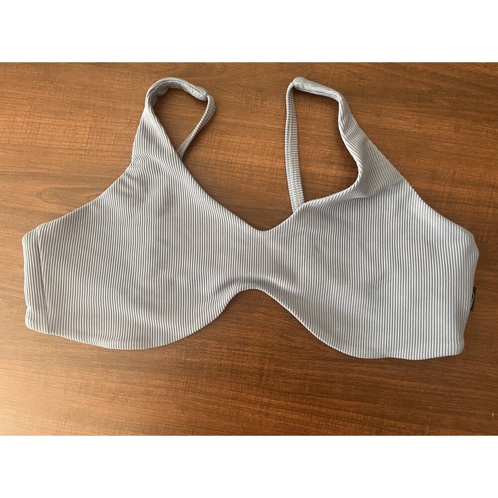 Tiger Friday Light Blue Crop Bralette Top NWOT Size Adult Large J